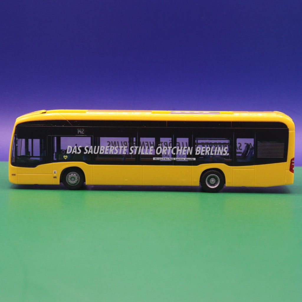 Mercedes Benz eCitaro 12 - BVG Berlin - Das sauberste Stille örtchen Berlins - Linie 142 S Ostbahnhof - Modellbus Rietze 75508