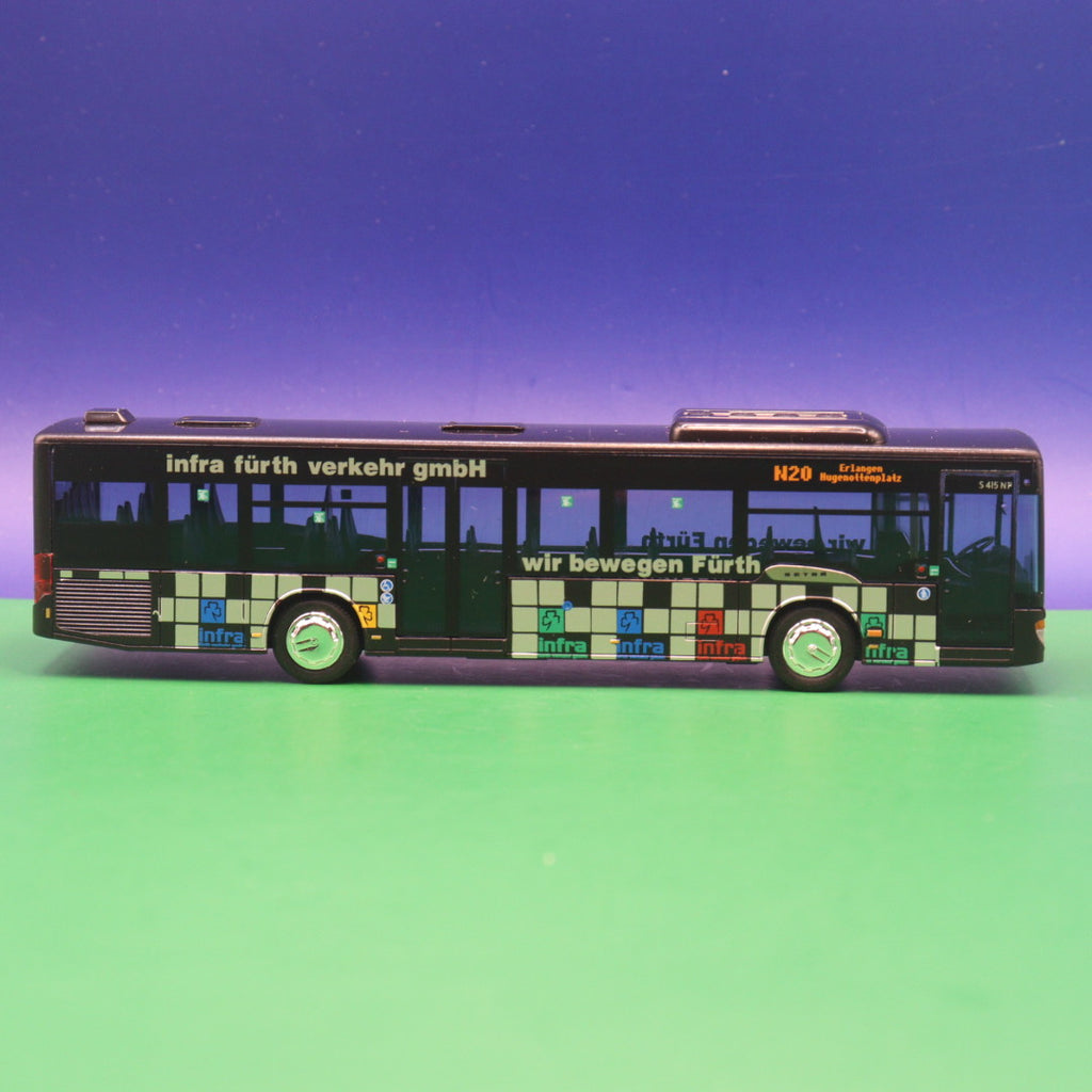 Setra S 415 NF - Infra Fürth - Linie N20 Erlangen Hugenottenplatz - Modellbus AWM