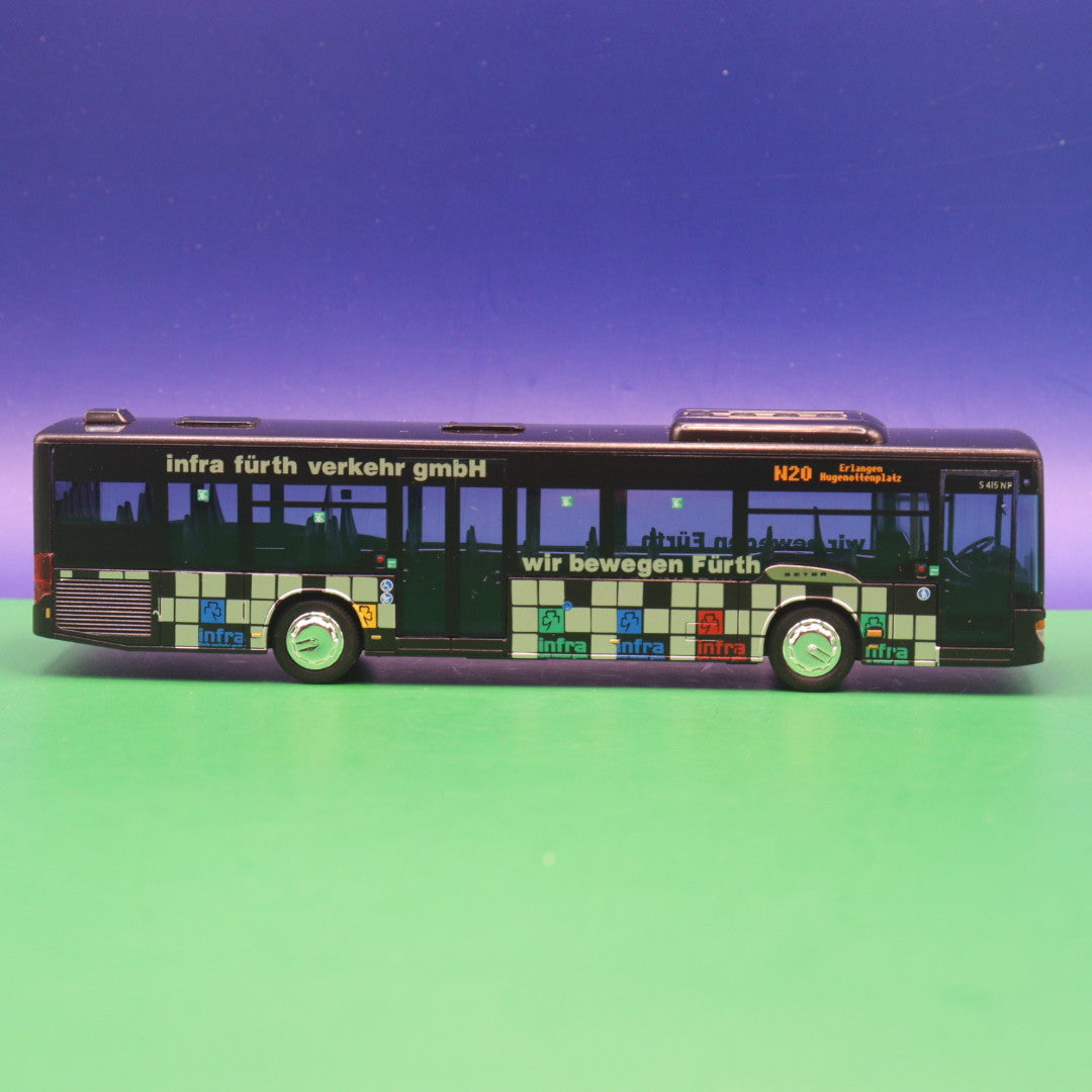 Setra S 415 NF - Infra Fürth - Linie N20 Erlangen Hugenottenplatz - Modellbus AWM