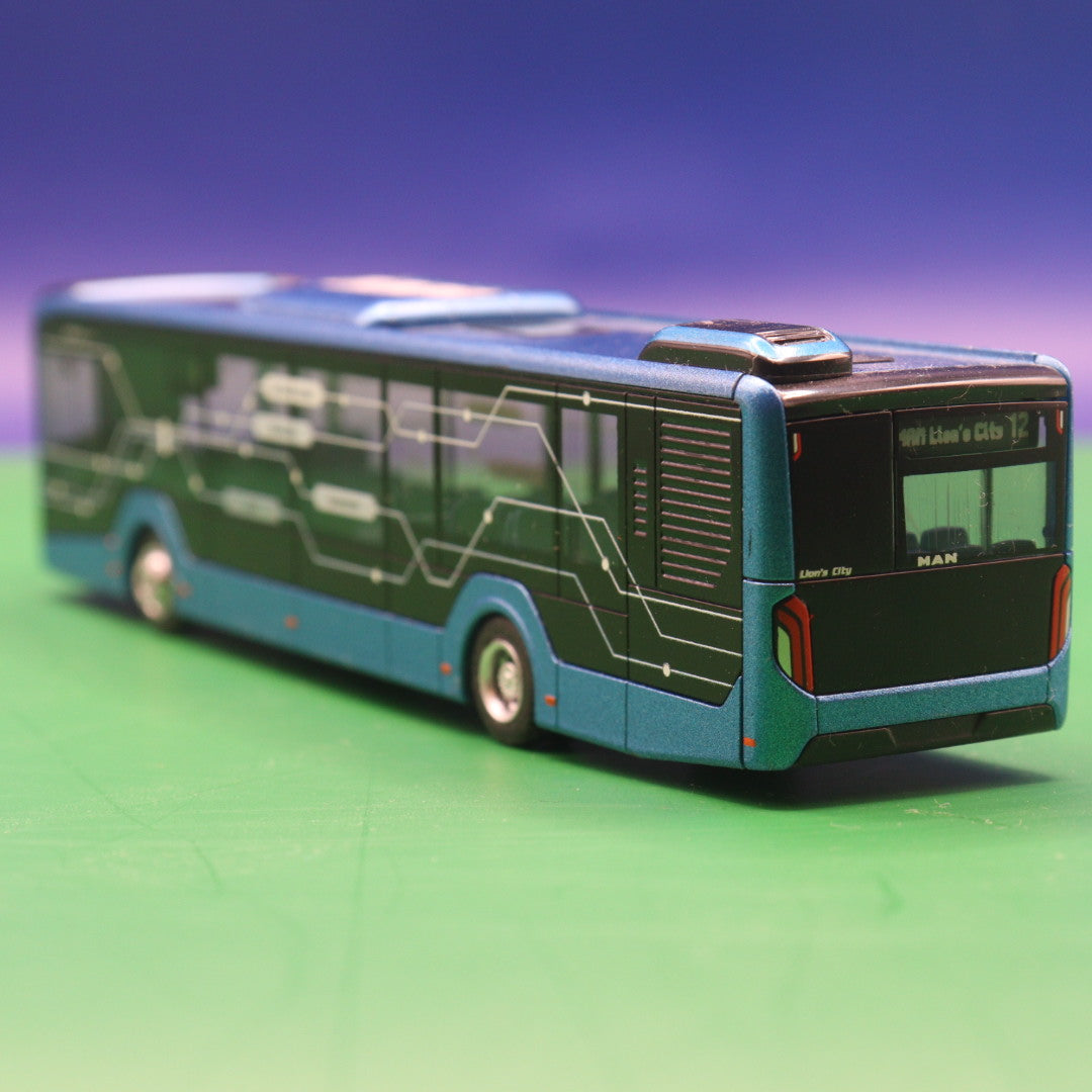 MAN New Lions City 12 - Vorführdesign - Truck & Bus SE - 12 MAN Lions City - Modellbus Rietze
