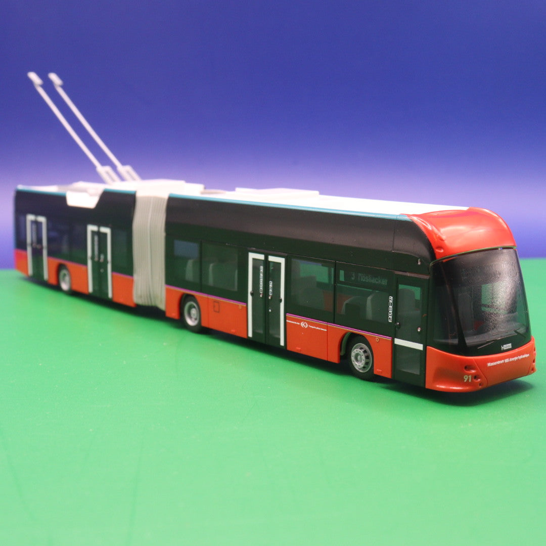 Hess Lightram 19 - Verkehrsbetriebe Biel - Schweiz (CH) - Modellbus Rietze 77458