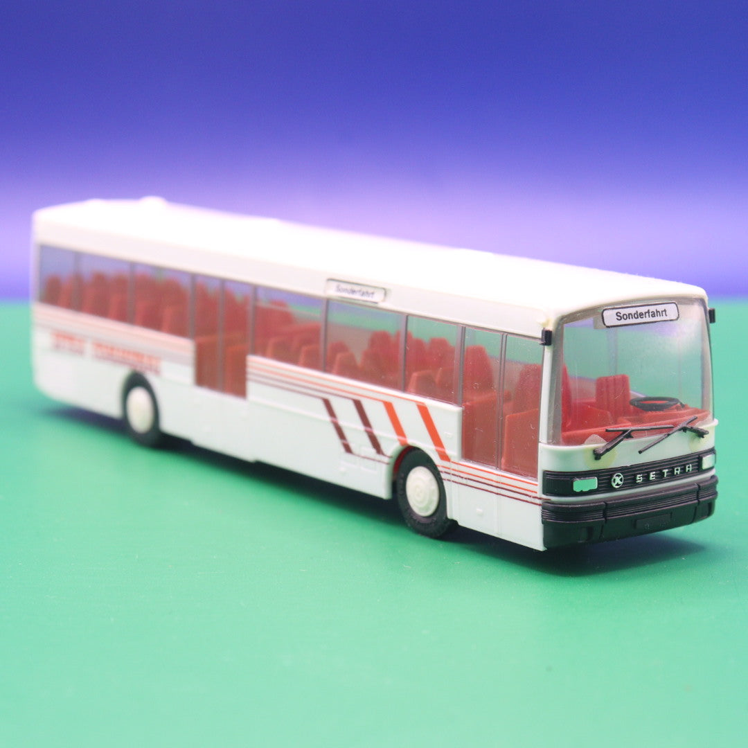 Setra S 215 SL - Setra Communial - Linie Sonderfahrt - Gebraucht, Ohne OVP - Modellbus Herpa