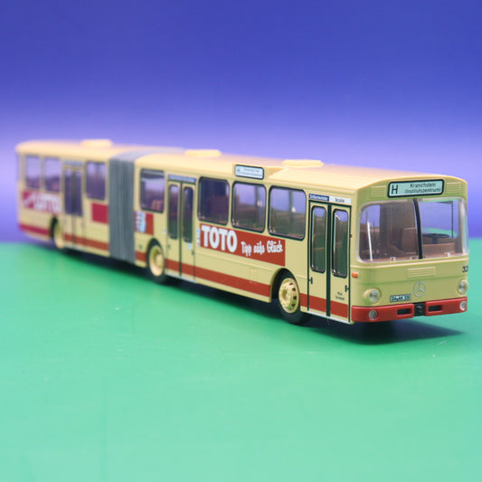 Mercedes Benz O305 G - HEAG Mobil Darmstadt - Lotto Loto - Modellbus Rietze 74505