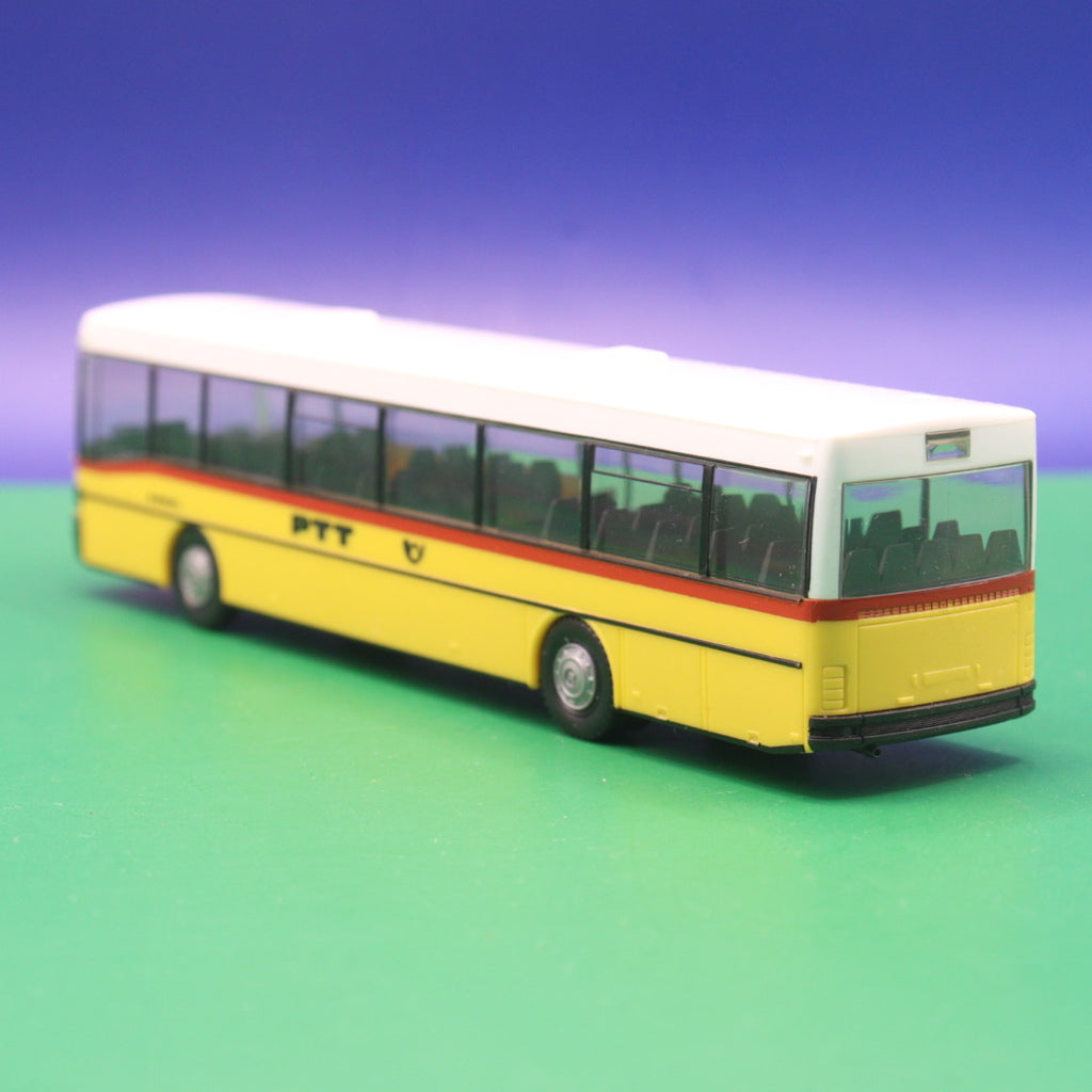 Setra S 215 SL - PTT Postbus - Gebraucht, Ohne OVP - Modellbus Herpa