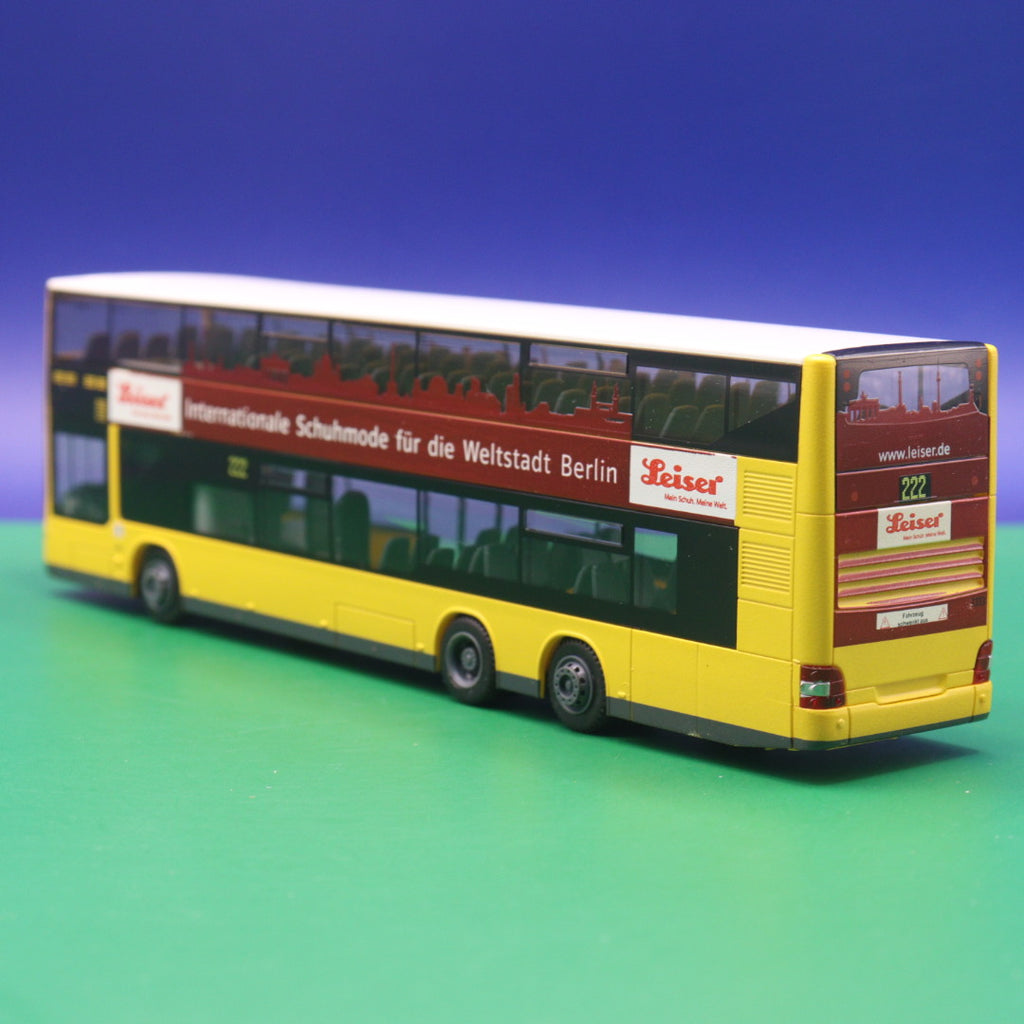 MAN DL07 - BVG Berlin - Leiser Schuhmode - Linie 222 Alt-Lübars - Modellbus Rietze 67733