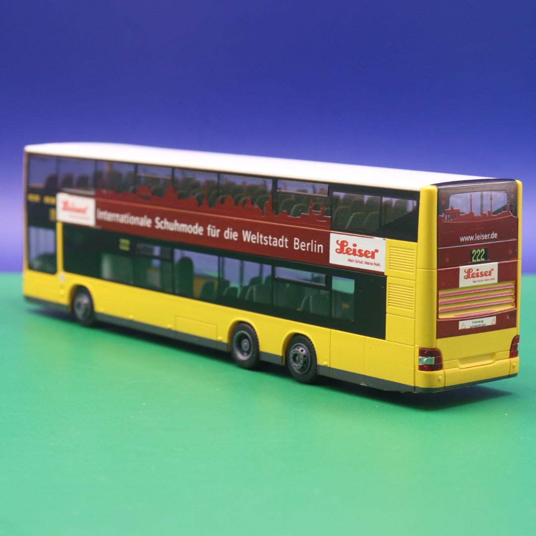MAN DL07 - BVG Berlin - Leiser Schuhmode - Linie 222 Alt-Lübars - Modellbus Rietze 67733