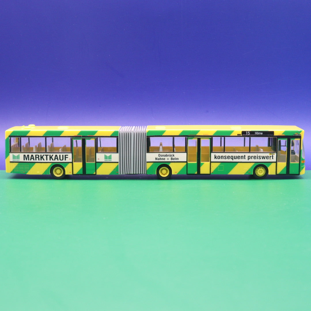 Mercedes Benz O405 G - Stadtwerke Osnabrück - Marktkauf - Linie 15 Hörne - Modellbus Rietze 69813