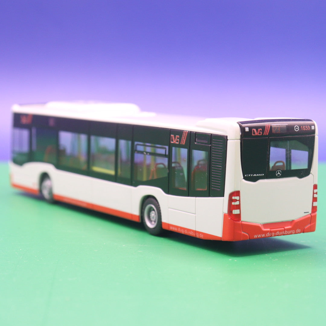 Mercedes Benz Citaro C2 - DVG Duisburg - Verkehrsgesellschaft Duisburg - Linie 923 DU Kaldenhausen Kr P+R Zentralfriedhof - Modellbus Rietze 73424 - Auslieferung: 02/2018