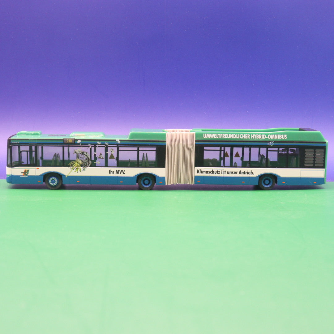 Solaris Urbino 18 Hybrid - MVV München - Umweltfreundlicher Hybrid Omnibus - Linie 210 Heuperlach Süd U S - VK Modellbus 11131