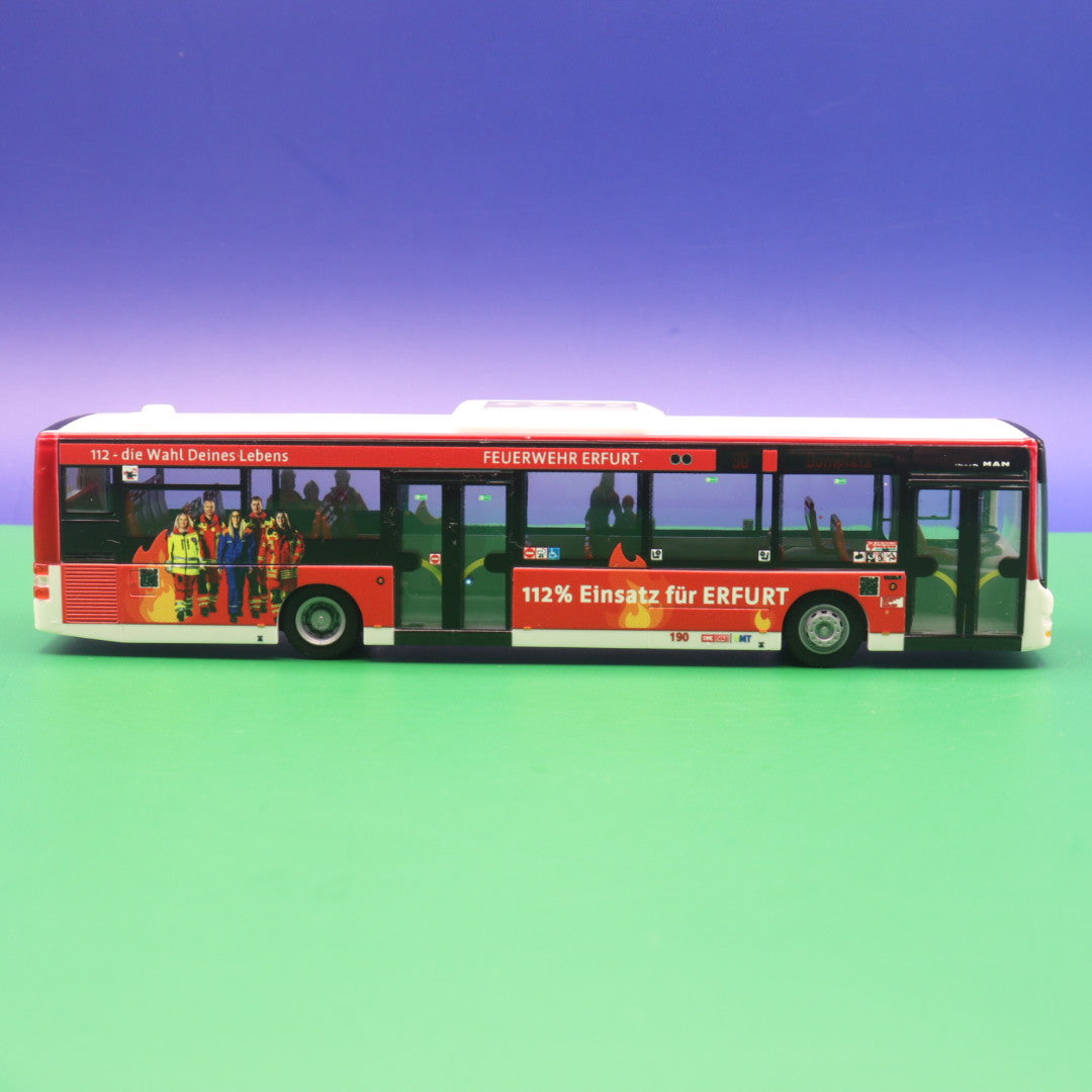 MAN Lions City 12 - EVAG Erfurt - Feuerwehr Erfurt - Modellbus Rietze 73935
