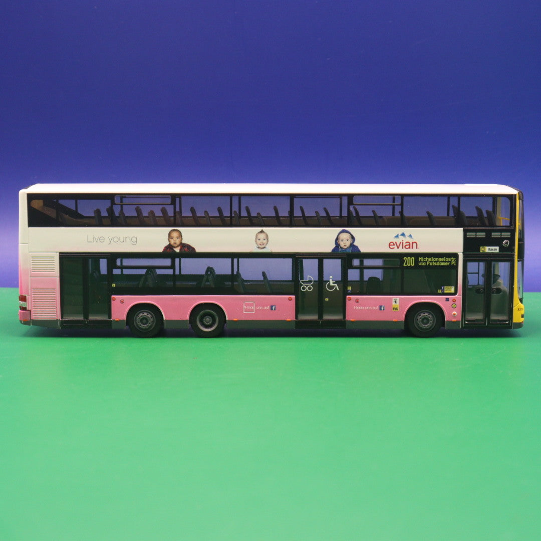 MAN Lions City DL 07 - BVG Berlin - Evian - Linie 200 Michelangelostr. via Potsdamer Platz - Modellbus Rietze 67759