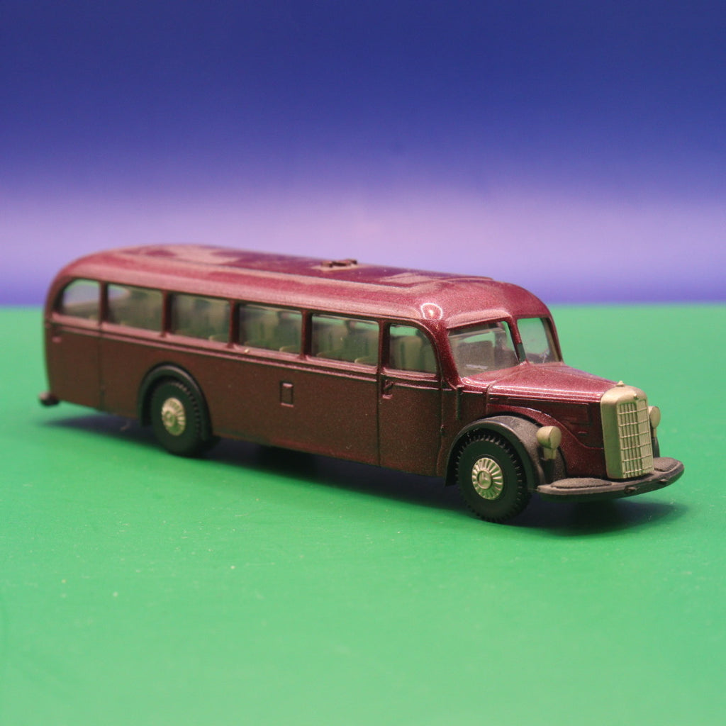 Mercedes Benz O 5000 - Kirschrot - Gebraucht, Ohne OVP - Modellbus Brekina