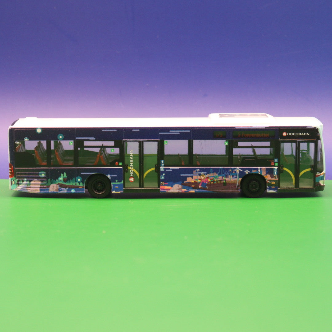 Mercedes Benz O530 Citaro Facelift - Hochbahn Hamburg - Paintbus 2022 - Linie 179 S Poppenbüttel -  Modellbus Rietze 69921-1