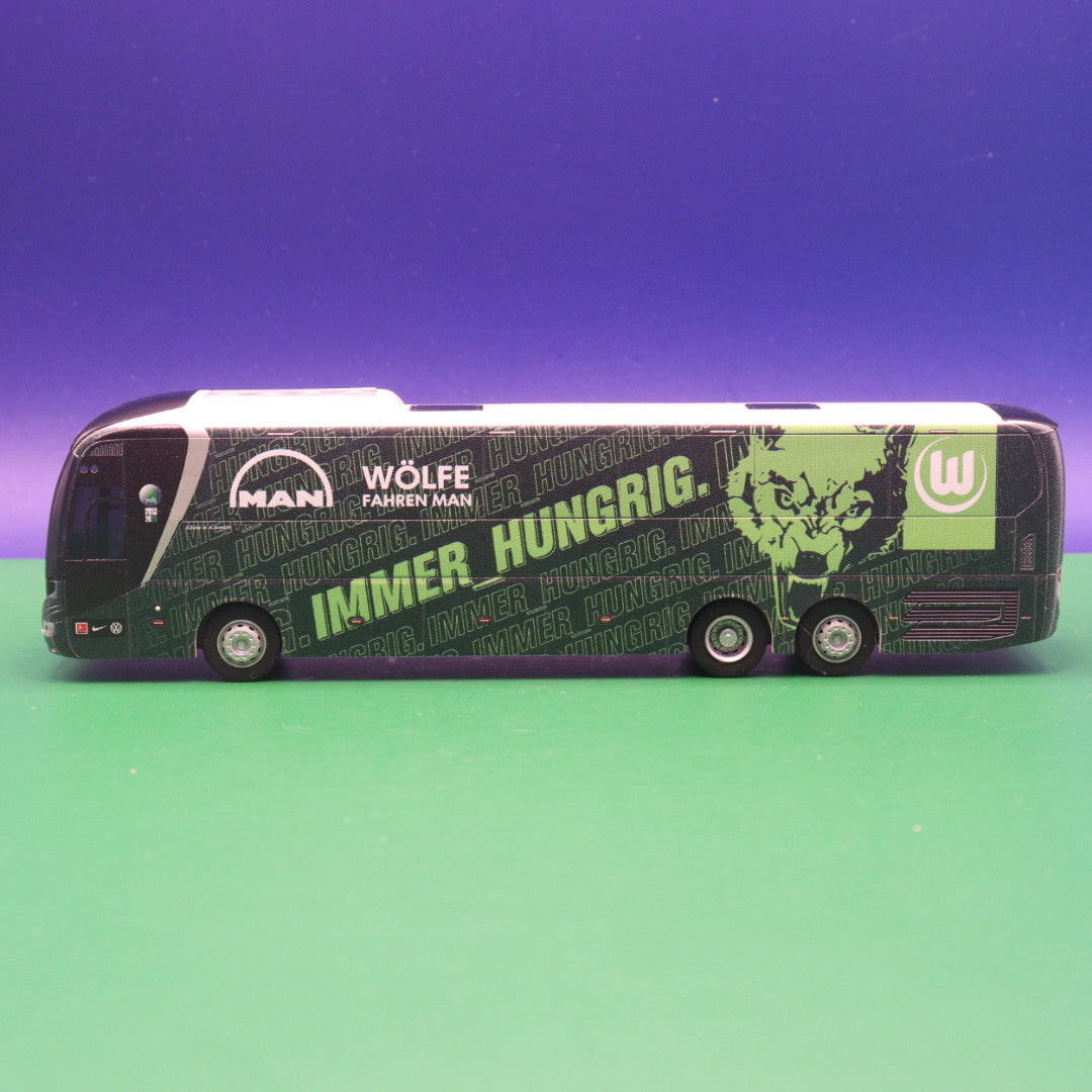 MAN Lions Coach - MAN Truck & Bus SE - Wölfe fahren MAN - Vfl Wolfsburg - Modellbus Rietze