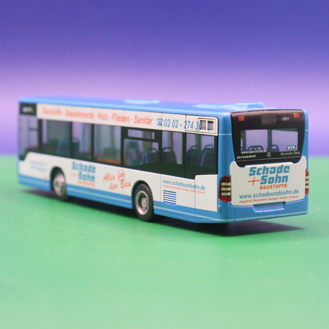 Mercedes Benz O530 Citaro Facelift K - Schade+Sohn Baustoffe - WSW Wuppertal - Modellbus Rietze