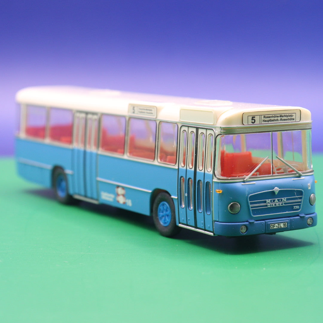 MAN Modellbus - Offenbacher Nahverkehr - Linie 5 Rosenhöhe Marktplatz - Hauptbahnhof Rosenhöhe - VK Modellbus