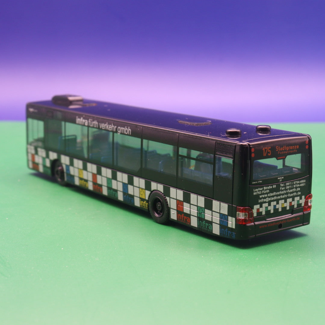 MAN Lions Göppel (mit Anhängerwagen) - Infra Fürth - Modellbus Rietze 66004