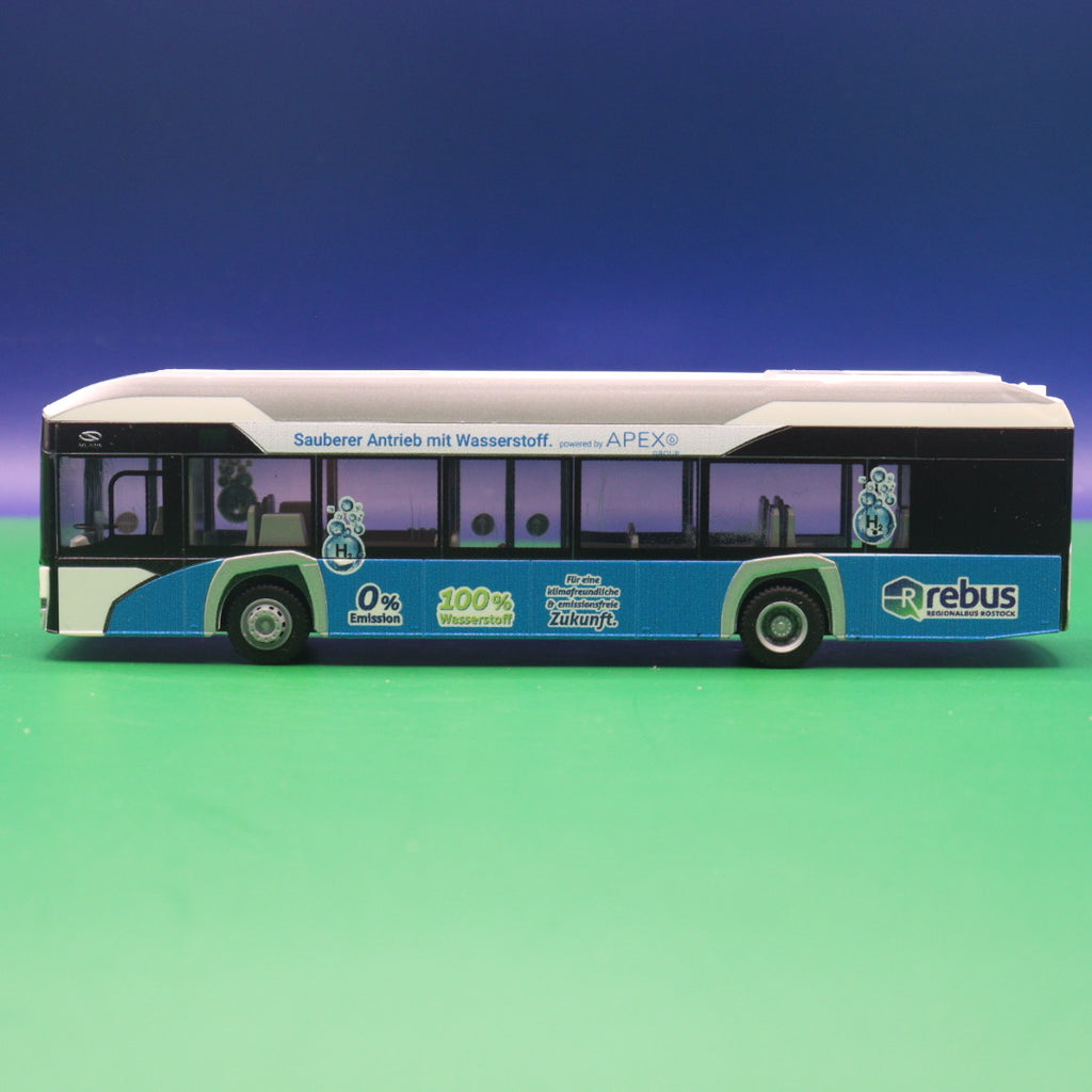 Solaris Urbino 12 - Rebus Rostock - Sauberer Antrieb mit Wasserstoff - Modellbus Rietze 77009