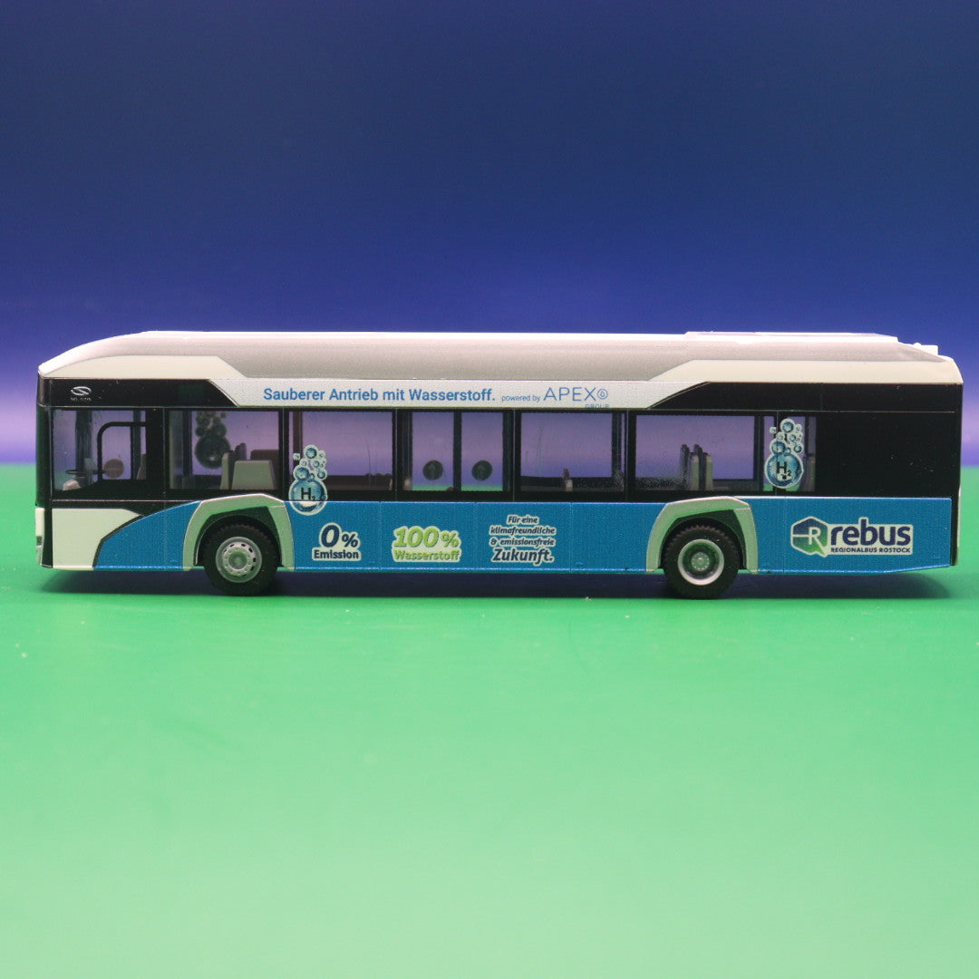 Solaris Urbino 12 - Rebus Rostock - Sauberer Antrieb mit Wasserstoff - Modellbus Rietze 77009