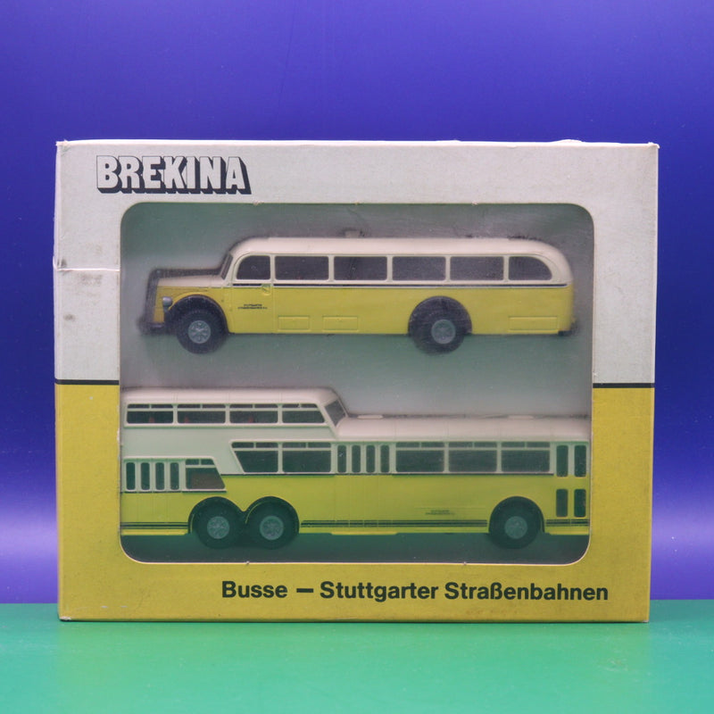 Bus Set - Stuttgarter Straßenbahnen - Brekina Sonderset Modellbusse