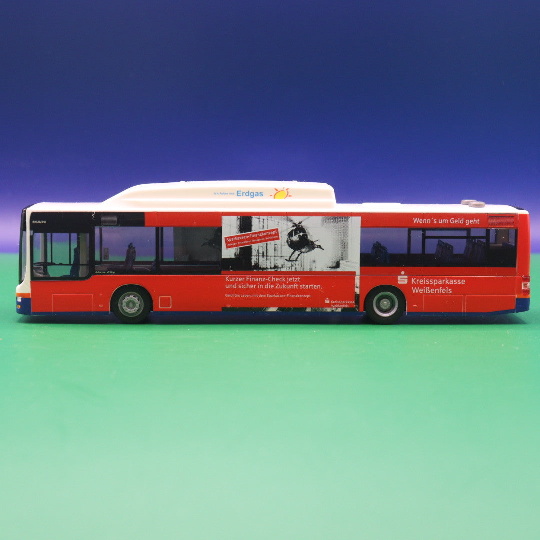 MAN Lions City CNG - Erdgas - Kreissparkasse Weißenfels - Modellbus Rietze 66262