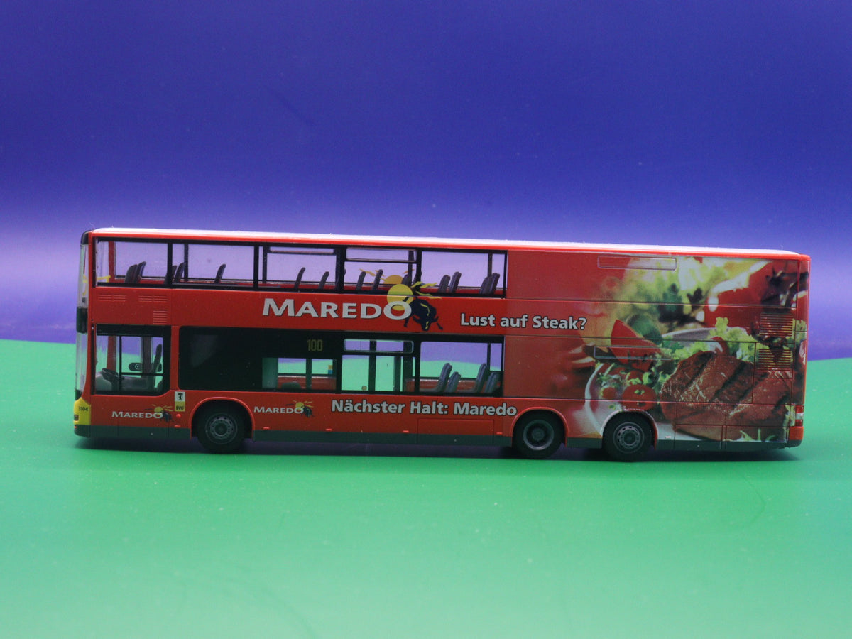 MAN Lions City DL 07 - BVG Berlin - Maredo Steak -  Modellbus Rietze 67310(Erscheinungsjahr: 12/2007)