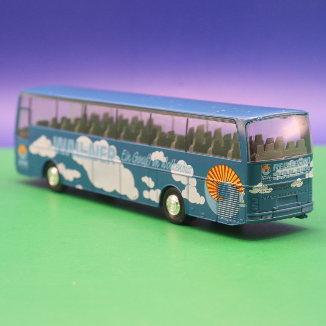 Setra S 215 HD - Reisebüro Wallner  - Gebraucht, Ohne OVP - Modellbus Herpa