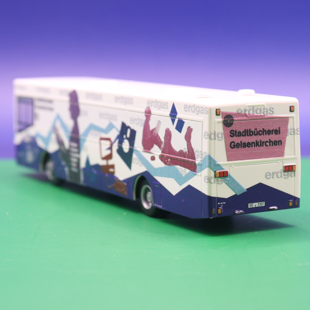 MAN SL Erdgas - Stadtbücherei Gelsenkirchen - Modellbus Rietze 72103