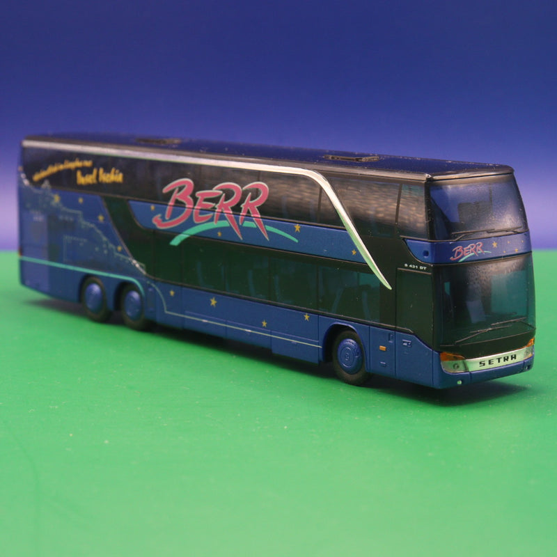 Setra S 431 DT - Berr Reisen - Gebraucht, Ohne OVP - Modellbus AWM