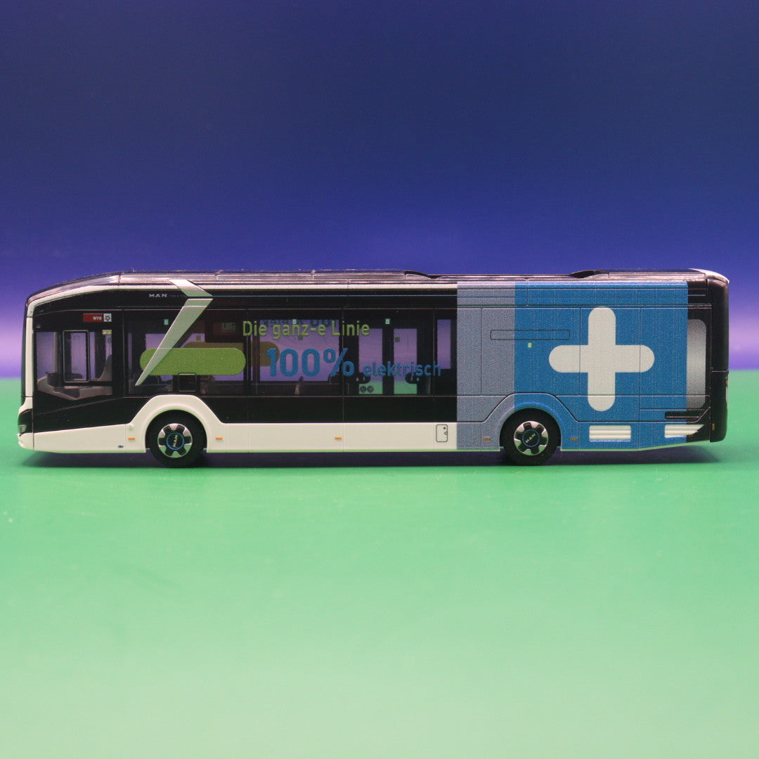 MAN Lions City E - WVG Wolfsburg - Modellbus Rietze 76315