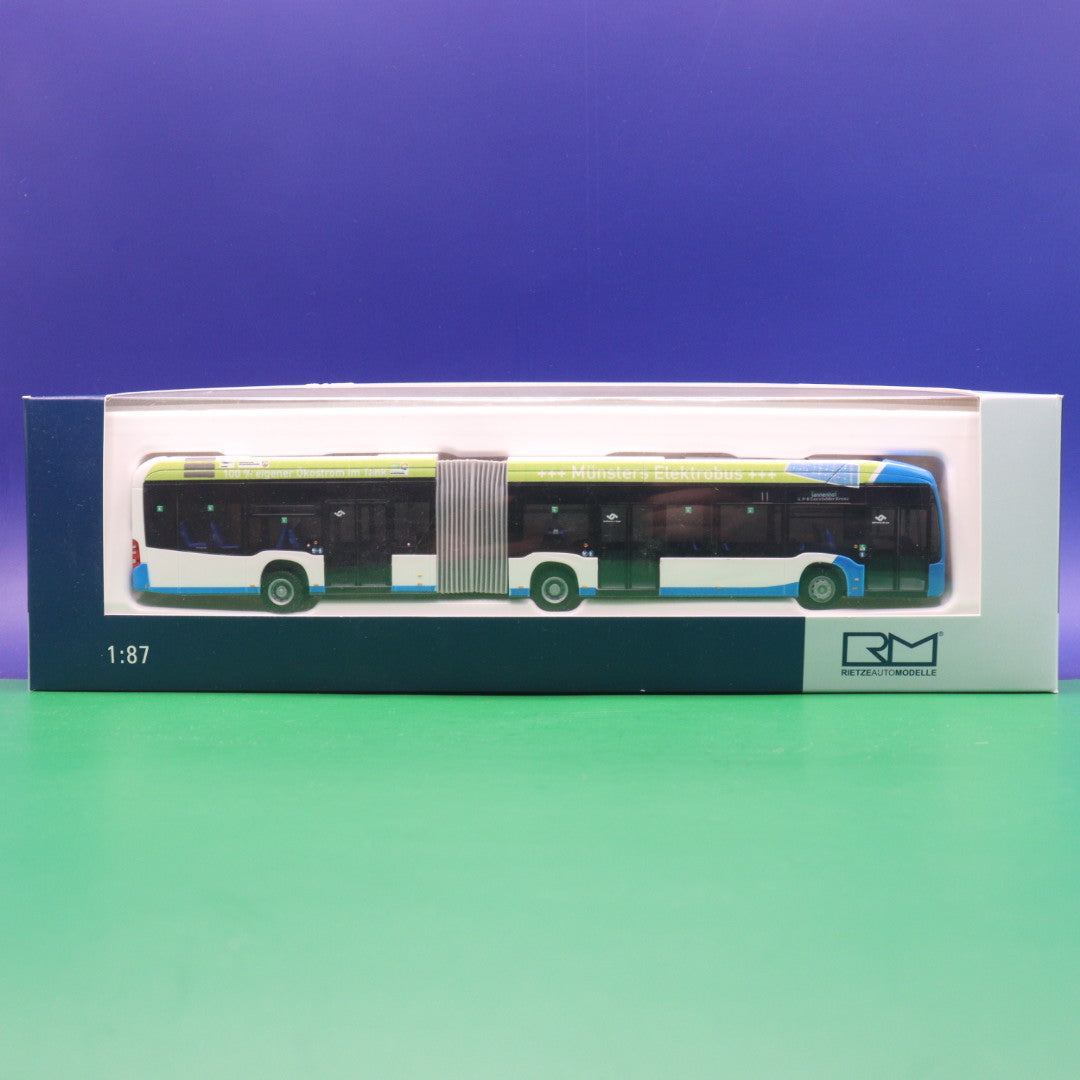 Mercedes Benz eCitaro G - Stadtwerke Münster - Linie 11 Tannenhof ü. Coesfelder Kreuz - Modellbus Rietze