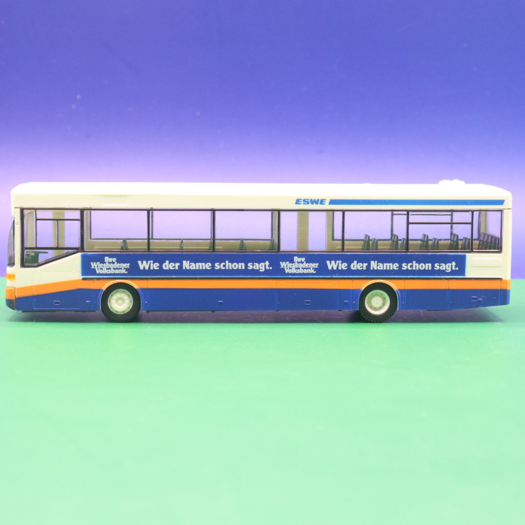 Mercedes Benz O405 - ESWE Wiesbaden - Volksbank - Gebraucht, Ohne OVP - Kempel Modellbus