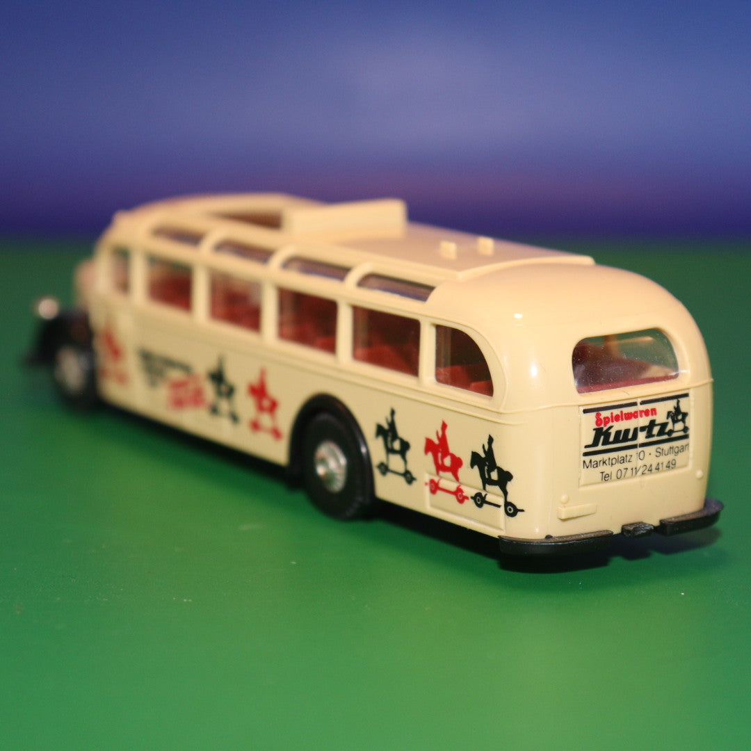 Mercedes Benz O 5000 - Spielwaren Kurtz Stuttgart - (Gebaraucht ohne OVP ohne zurüstteile) - Modellbus Brekina