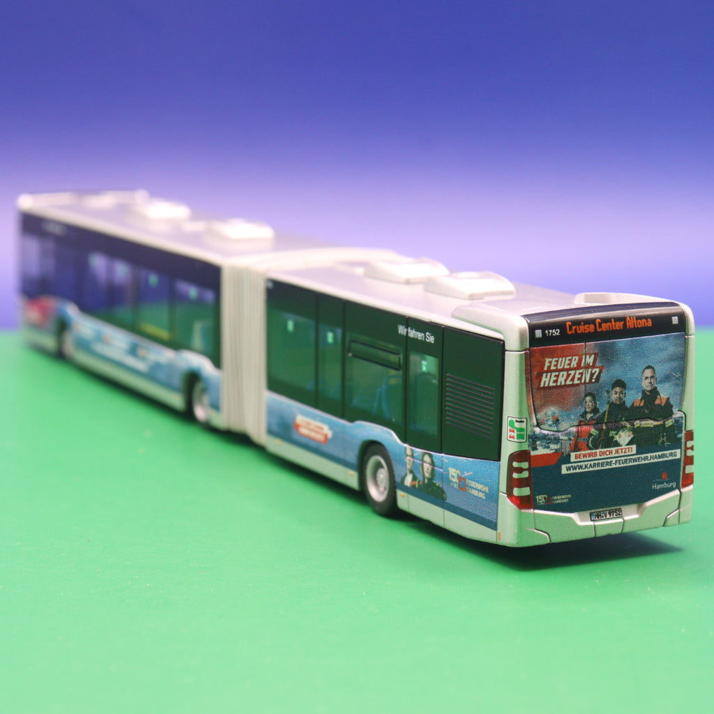 Mercedes Benz Citaro C2 G - VHH Hamburg Holstein - 150 Jahre Feuerwehr Hamburg - Modellbus RIetze 73683