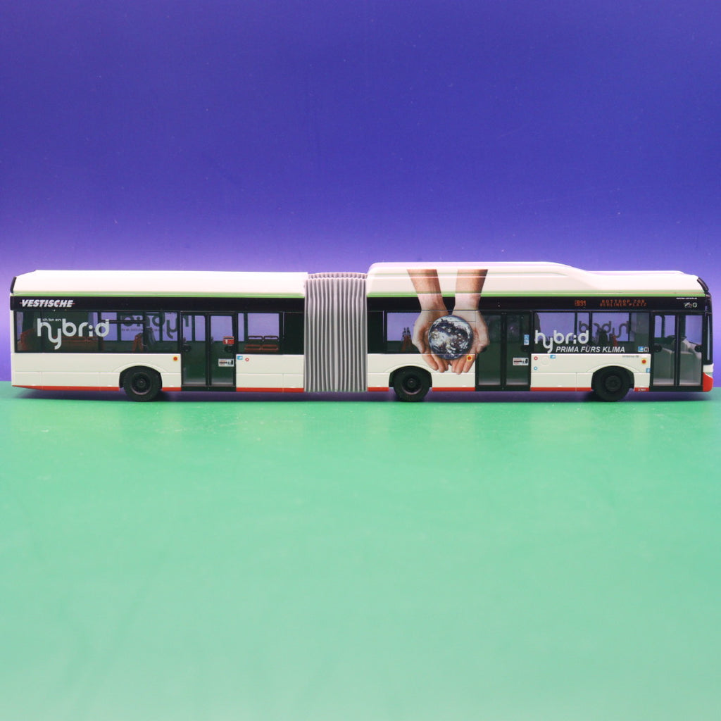 Solaris Urbino 18 Hybrid - Vestische - Linie SB91 Bottrop ZOB Berliner Platz - Modellbus Rietze 69101
