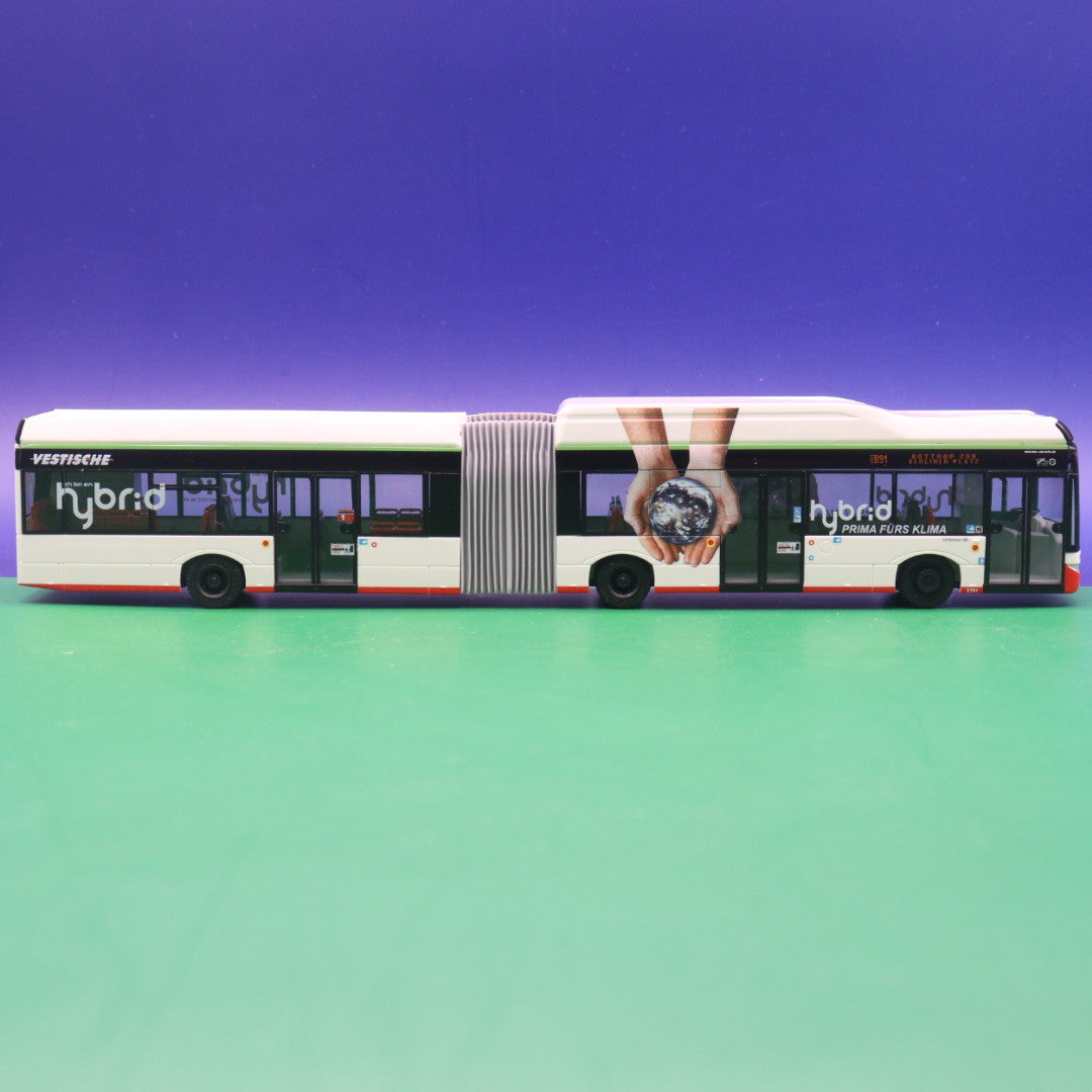 Solaris Urbino 18 Hybrid - Vestische - Linie SB91 Bottrop ZOB Berliner Platz - Modellbus Rietze 69101