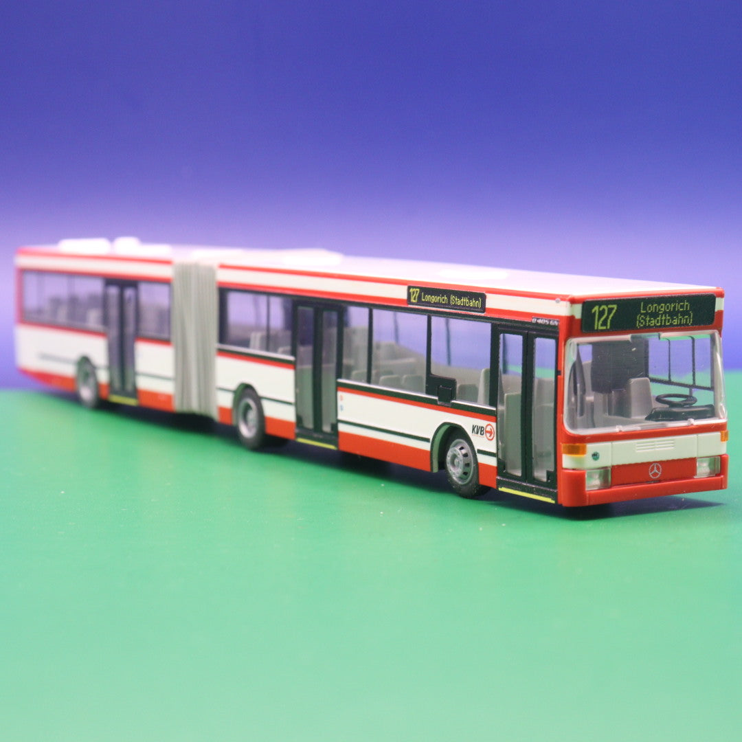 Mercedes Benz O405 G - KVB Köln - Linie 127 Longerich Stadtbahn - Modellbus Rietze