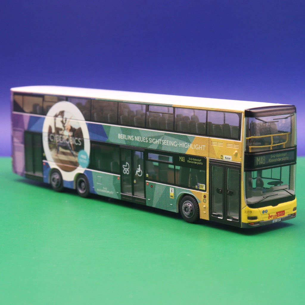 MAN Lions City DL 07 - BVG Berlin - Cyberobics - Linie M48 S+U Bahnhof Alexanderplatz - Modellbus Rietze 67774