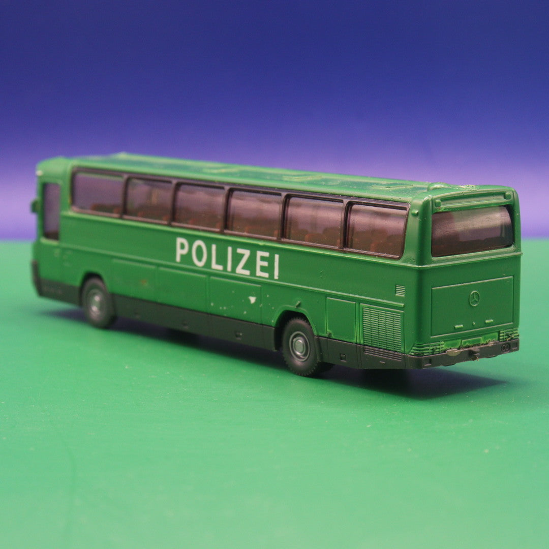 Mercedes Benz O 303 RHD - Polizei - Gebraucht, Ohne OVP - Modellbus Wiking