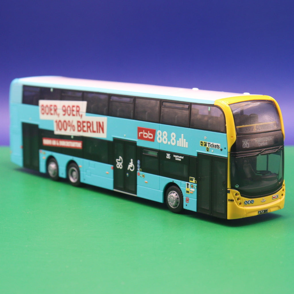 Alexander Dennis Enviro 500 - BVG Berlin - RBB 88.8 - Linie 255 Waldfriedhof Dahlem - Modellbus Rietze 78009