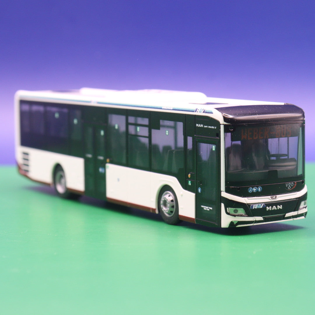 MAN Lions Intercity - RMV Wiesbaden - OHNE SPIEGEL ! FALSCHE OVP ! - Modellbus RIetze