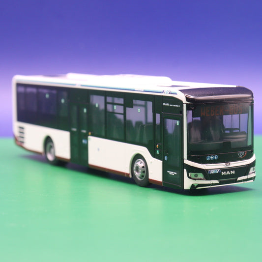 MAN Lions Intercity - RMV Wiesbaden - OHNE SPIEGEL ! FALSCHE OVP ! - Modellbus RIetze