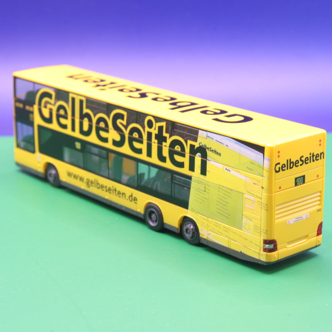 MAN Lions City A 39 DL 07 - Gelbe Seiten - Modellbus Rietze 67326 (Erscheinungsjahr: 08/2009)