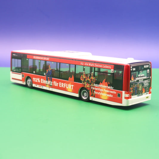 MAN Lions City 12 - EVAG Erfurt - Feuerwehr Erfurt - Modellbus Rietze 73935