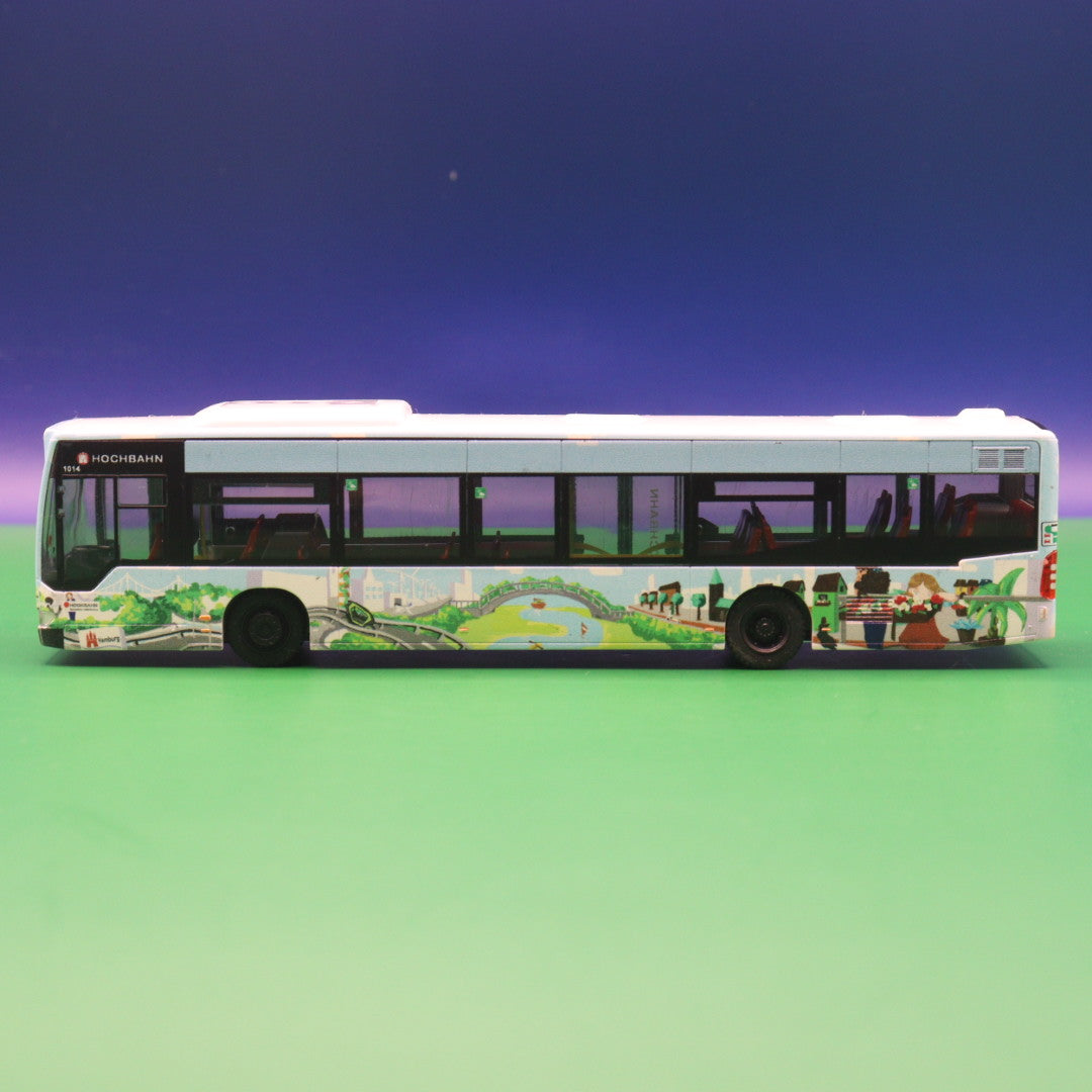 Mercedes Benz O530 Citaro Facelift - Hochbahn Hamburg - Paintbus 2022 (Fahrtende Bitte nicht einsteigen) Modellbus Rietze 69921-2 (OHNE OVP / Zurüstteile)