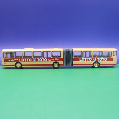 Mercedes Benz O305 G - HEAG Mobil Darmstadt - Lotto Loto - Modellbus Rietze 74505
