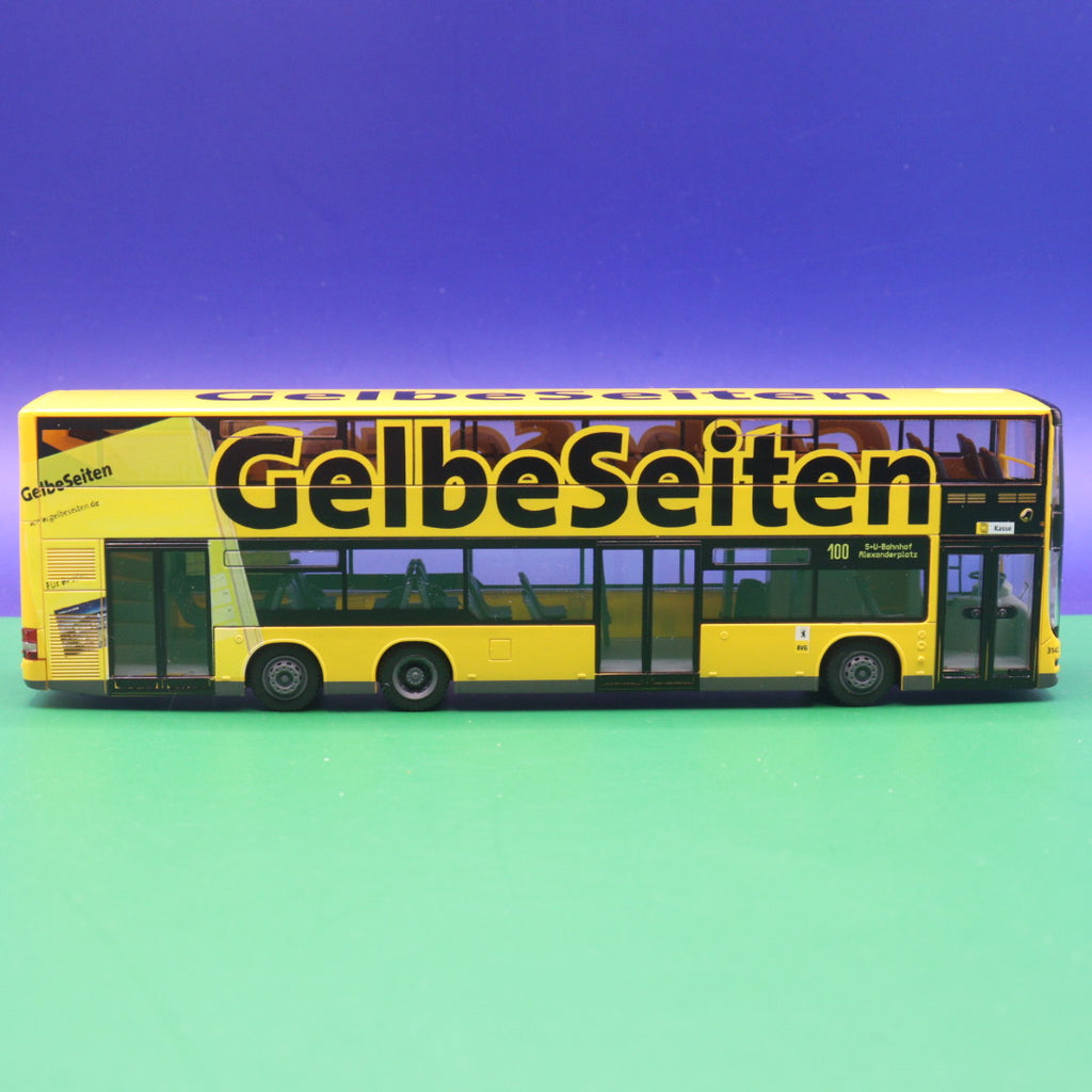 MAN Lions City A 39 DL 07 - Gelbe Seiten - Modellbus Rietze 67326 (Erscheinungsjahr: 08/2009)