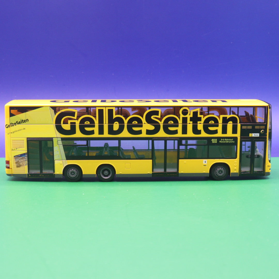 MAN Lions City A 39 DL 07 - Gelbe Seiten - Modellbus Rietze 67326 (Erscheinungsjahr: 08/2009)