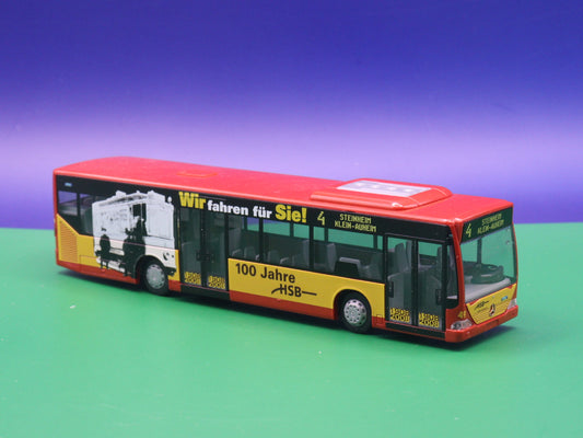 Mercedes Benz O530 Citaro - 100 Jahre HSB - Hanauer Straßenbahn (Hessen) - Modellbus Rietze 66938