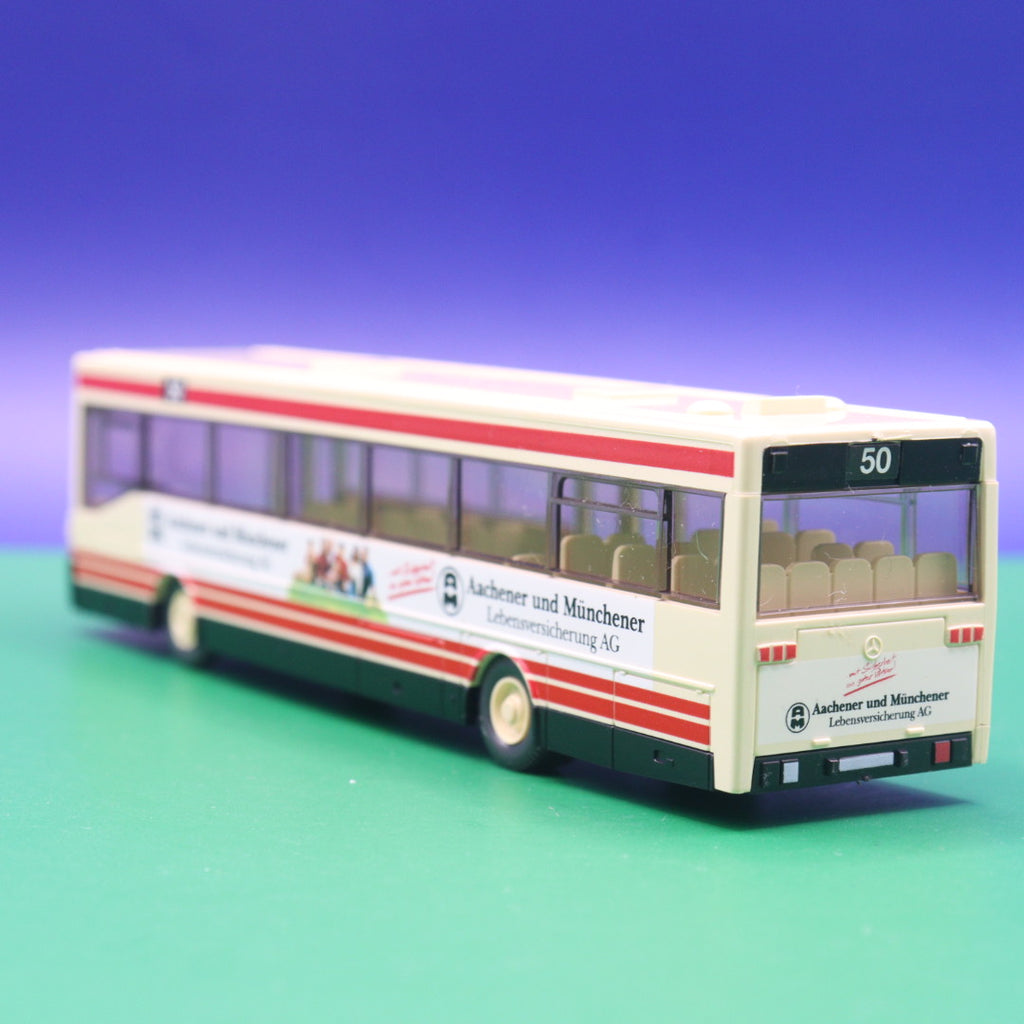 Mercedes Benz O405 - Aachener und Münchener Lebensversicherung AG - Gebraucht, Ohne OVP - Modellbus Wiking